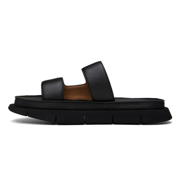  Marsell Black Intagliato Sandals 231349M234010