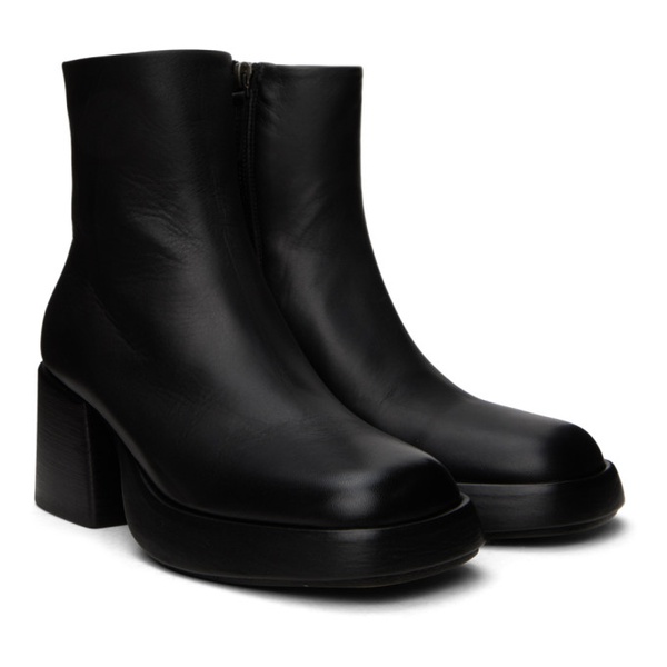  Marsell Black Plattino Boots 232349F113072
