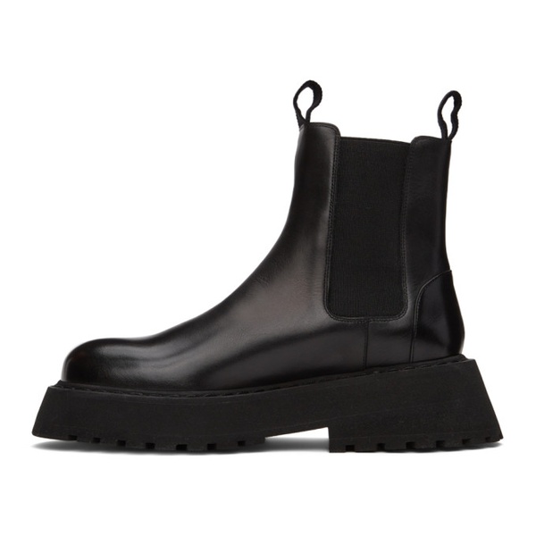  Marsell Black Micarro Beatles Boots 221349F113007