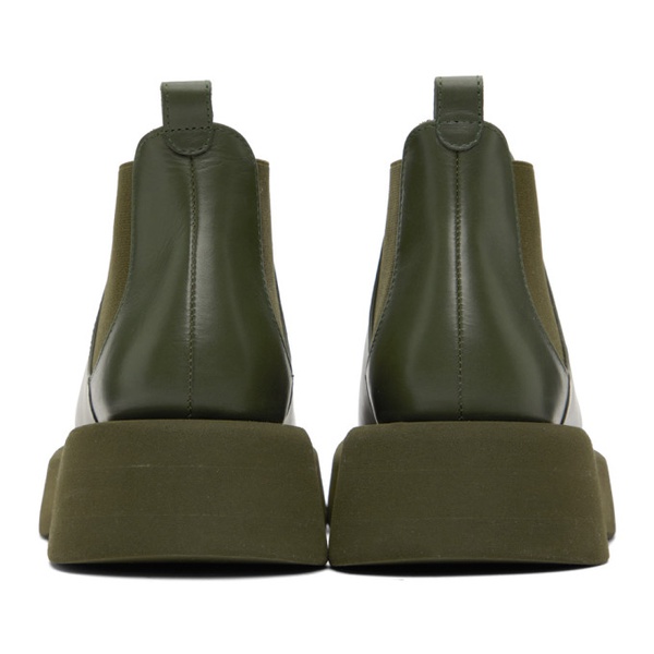  Marsell Khaki Gomme Gommellone Chelsea Boots 232349F113055