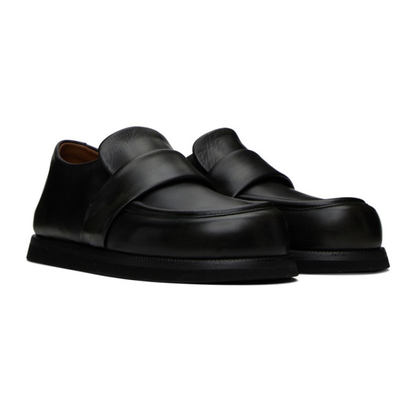 Marsell Black Accom Loafers 232349F121015