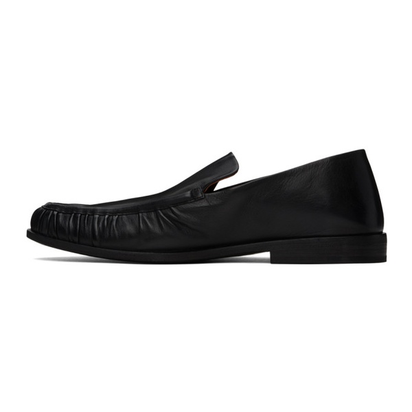  Marsell Black Gathered Loafers 242349M231006