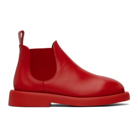 Marsell Red Gomme Gommello Chelsea Boots 232349M223012