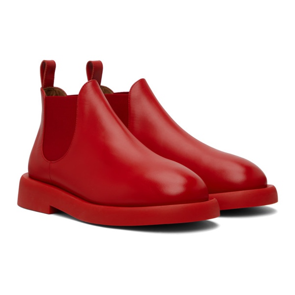  Marsell Red Gomme Gommello Chelsea Boots 232349M223012