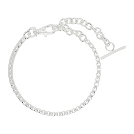 마틴 알리 Martine Ali SSENSE Exclusive Silver Aris Boxer Chain Necklace 241153M145005