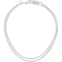 마틴 알리 Martine Ali Silver Simple Spring Necklace 241153M145017