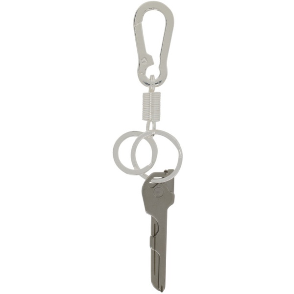  마틴 알리 Martine Ali SSENSE Exclusive Silver Utility Keychain 241153M148001