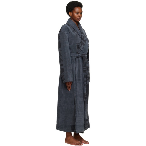  마틴 로즈 Martine Rose Gray Tommy Jeans 에디트 Edition Jacquard Toweled Coat 222892F059000