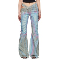 Masha Popova Multicolor Graphic Jeans 231936F069007