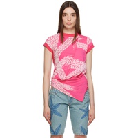 Masha Popova Pink Layered T-Shirt 231936F110000