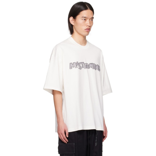  마스터마인드 재팬 Mastermind JAPAN White Metal T-Shirt 241563M213006