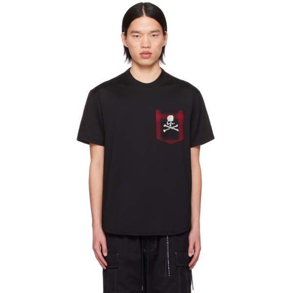  마스터마인드 재팬 Mastermind JAPAN Black & Red Check T-Shirt 241563M213010