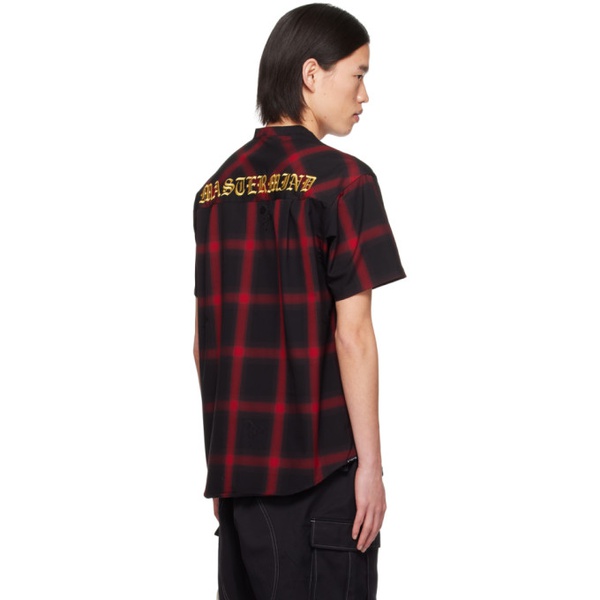  마스터마인드 재팬 Mastermind JAPAN Black & Red Check T-Shirt 241563M213010