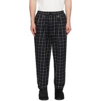 마스터마인드 재팬 Mastermind JAPAN Black Check Trousers 232563M191002