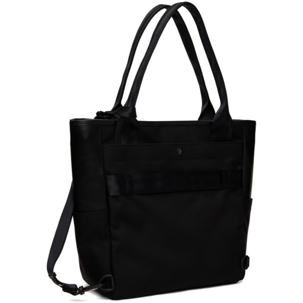  Master-piece Black Smooth Leather Tote 241401M172009