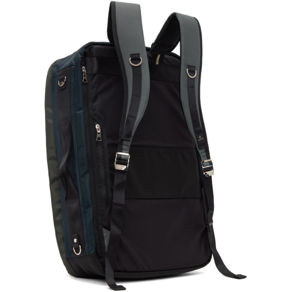  Master-piece Gray & Navy Potential 3Way Backpack 241401M166051