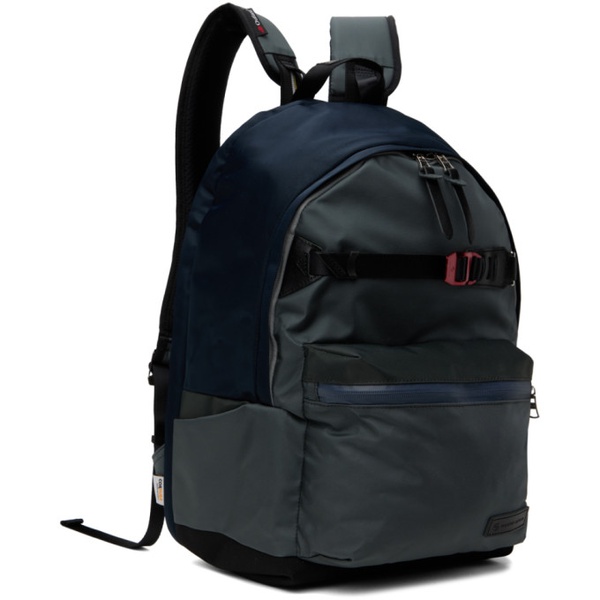  Master-piece Gray & Navy Potential DayPack Backpack 241401M166039