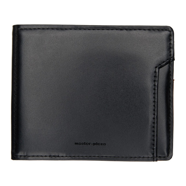  Master-piece Black Notch Money Clip Wallet 241401M164003