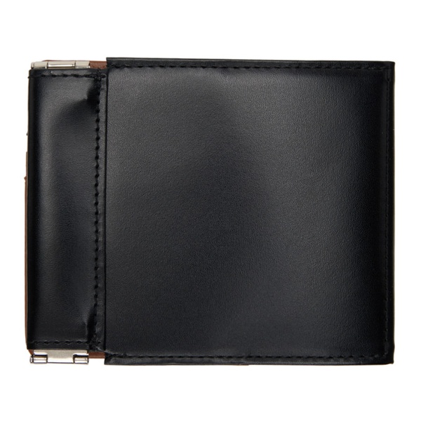  Master-piece Black Notch Money Clip Wallet 241401M164003