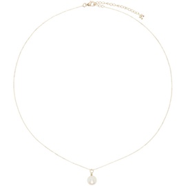 Mateo Gold Pearl and Diamond Dot Necklace 242245F010006