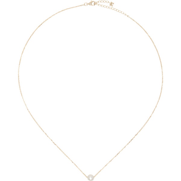  Mateo Gold Suspended Pearl Necklace 242245F010012