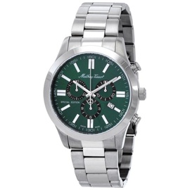Mathey-Tissot MEN'S Mathy I Jumbo Chrono Chronograph Stainless Steel Green Dial Watch H455CHVE