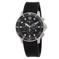 Mathey-Tissot Unisex Lagoon Chronograph Silicone Black Dial Watch H123CHALN