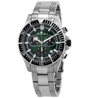 Mathey-Tissot MEN'S Mathy Strike Chronograph Stainless Steel Green Dial Watch H908CHAV