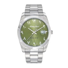 Mathey-Tissot MEN'S Mathy Orient Stainless Steel Green Dial Watch H450APEV