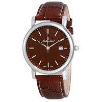 Mathey-Tissot MEN'S City Leather Brown Dial HB611251AM