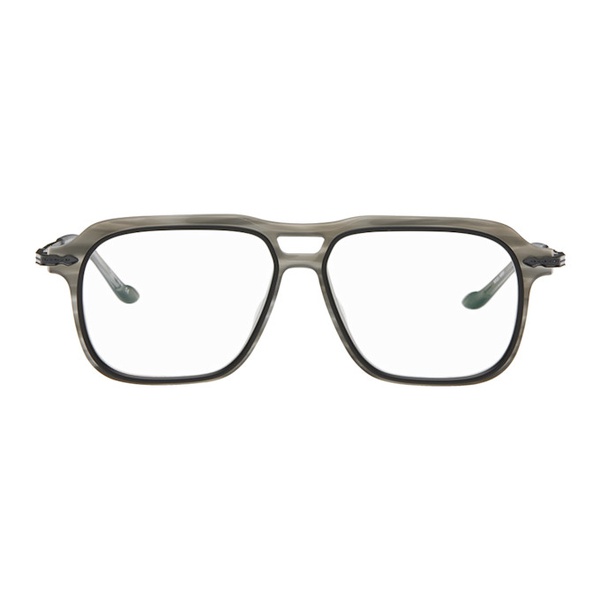  마츠다 Matsuda Black & Gray M2062 Glasses 242167M133025