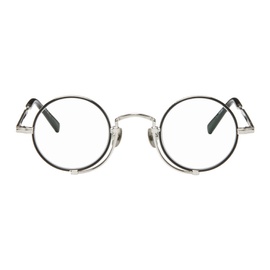 마츠다 Matsuda Silver & Black 10103H-I Glasses 242167M133021