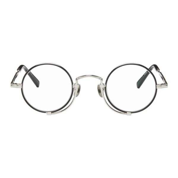  마츠다 Matsuda Silver & Black 10103H-I Glasses 242167M133021