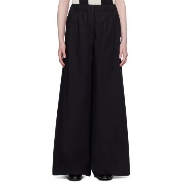  맥스마라 Max Mara Black Navigli Trousers 241118F087033