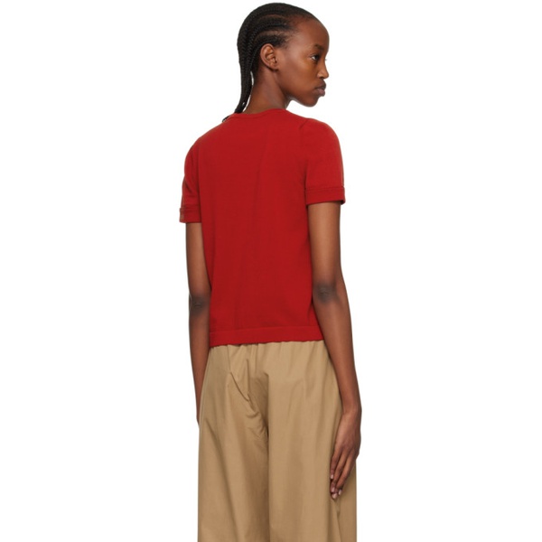  맥스마라 Max Mara Red Limone T-Shirt 231118F110005