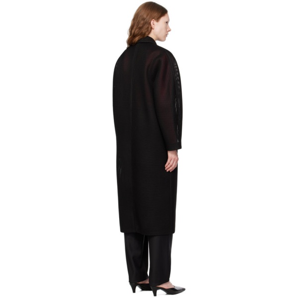  맥스마라 Max Mara Black Madame Coat 232118F059014