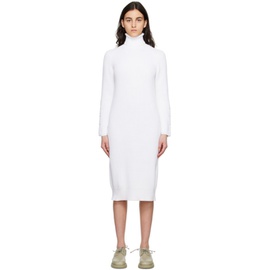 맥스마라 Max Mara White Norcia Midi Dress 231118F092003