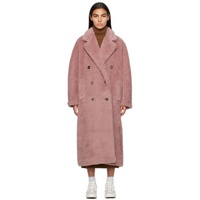 맥스마라 Max Mara Pink Teddy Bear Coat 232118F059055