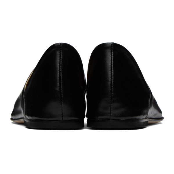  막스 마라 레저 맥스마라 Max Mara Leisure Black Zattera Loafers 232265F121000