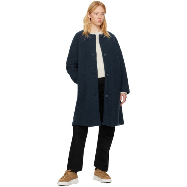  막스 마라 레저 맥스마라 Max Mara Leisure Blue Morina Coat 222265F059001