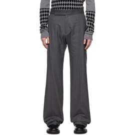 Maximilian Davis Gray Drayton Trousers 222742M191002