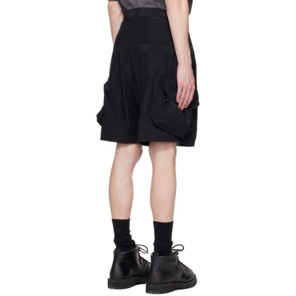  Meanswhile Black Luggage Shorts 231699M193000