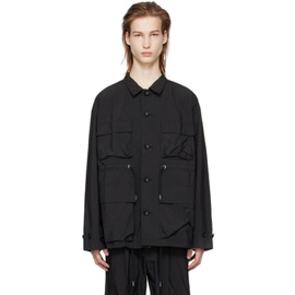 Meanswhile Black Paper Touch Jacket 241699M180019