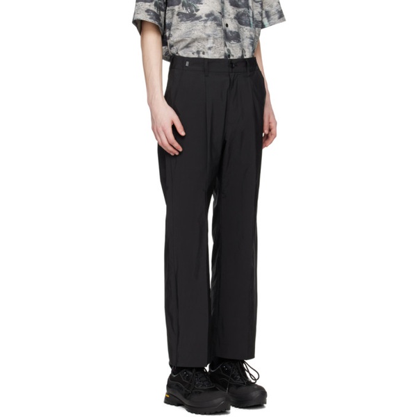  Meanswhile Black Side Zip Trousers 241699M191009