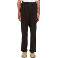 Meanswhile Brown Fatigue Trousers 232699M191004