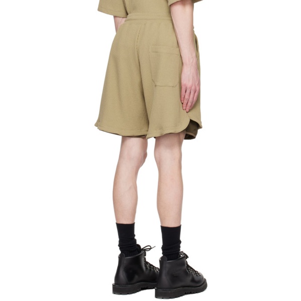  Meanswhile Tan Easy Shorts 231699M193002