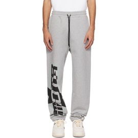 Members of the Rage Gray Graphic Sweatpants 241152M190003