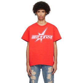 Members of the Rage Red Printed T-Shirt 241152M213012
