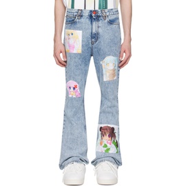 Members of the Rage Blue Anime Patch Jeans 241152M186002