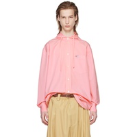 Meryll Rogge Pink Hooded Shirt 241512M192001